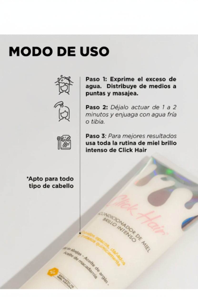Acondicioador Miel CLICK HAIR