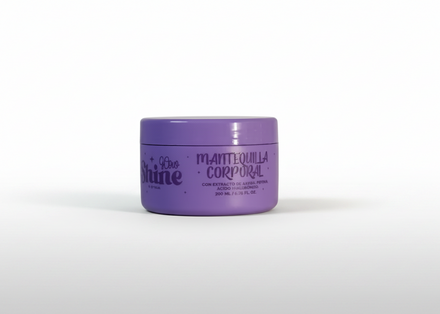 Mantequilla Corporal Morada | Banana Cupcake | 200 Ml Glow Shine by Yaja