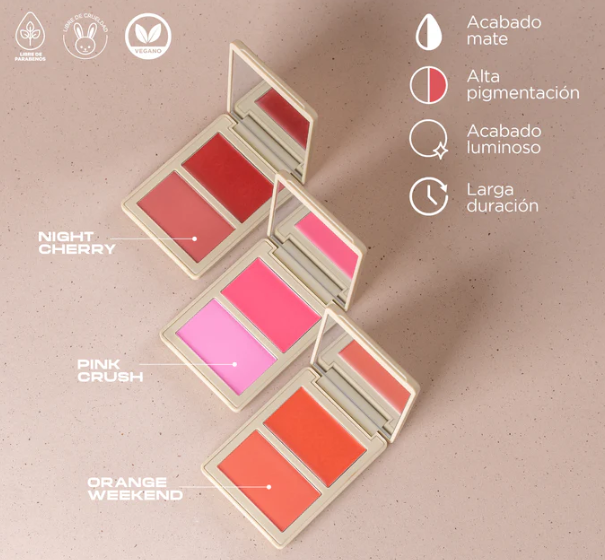 Cream and Powder Blush Allure ATENEA