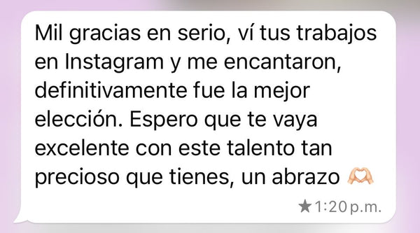 Resena clienta Moon Makeup Artist