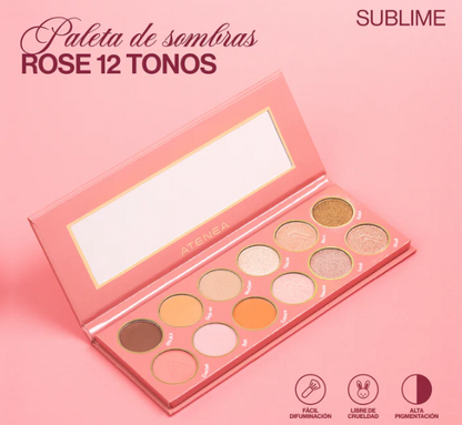 Paleta De Ojos X12 Tonos ATENEA