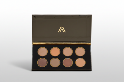 Paleta De Cejas X8 Tonos ATENEA | AcabadoProfeional