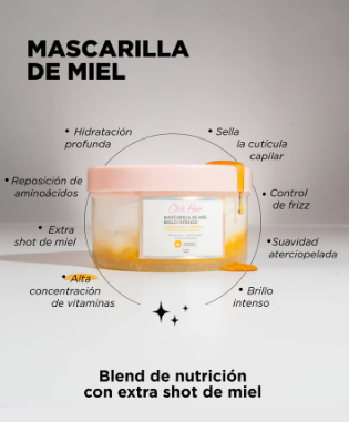 Mascarilla De Miel Brillo Intenso | CLICK HAIR