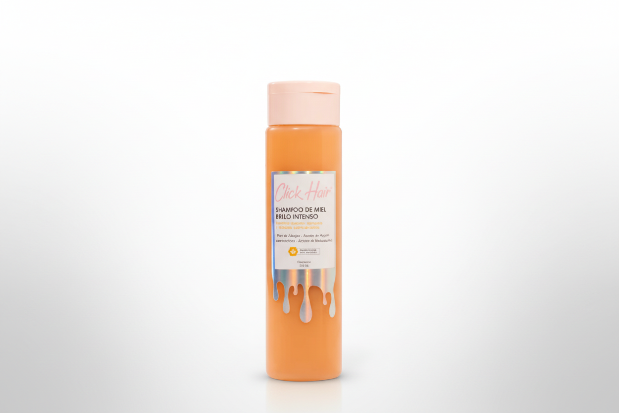 Shampoo Miel CLICK HAIR | Miel Brillo Intenso