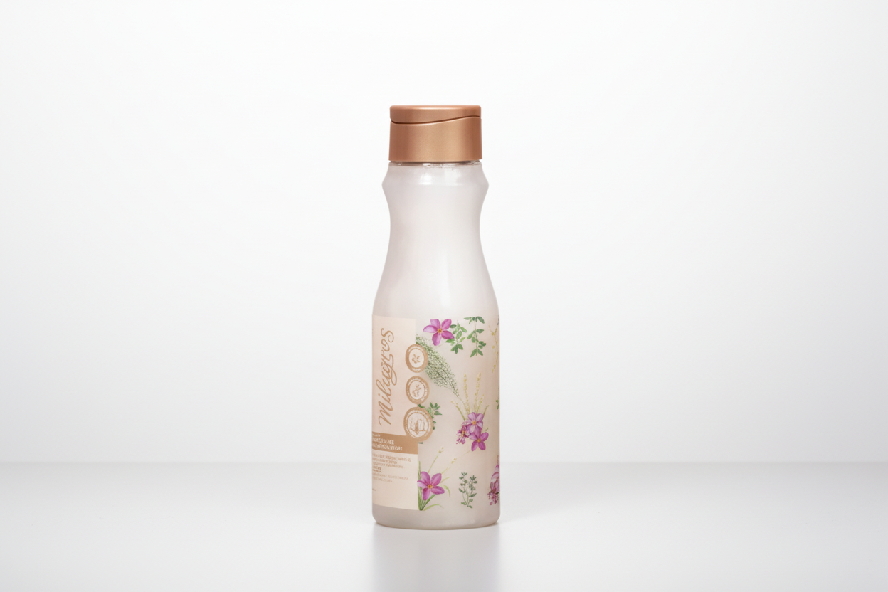 Shampoo De Arroz Con Acido Hialuronico MILAGROS