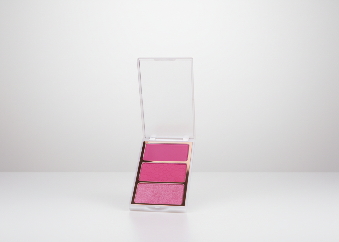 Velvet Rubor x 3 BLOOMSHEL - 3 Tonos Complementarios