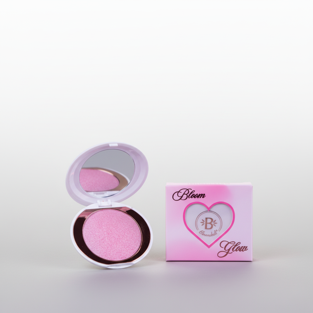 Bloom Glow Charlotte Rubor/Blush Highlight BLOOMSHEL - Efecto Rubor E Iluminador 2 En 1