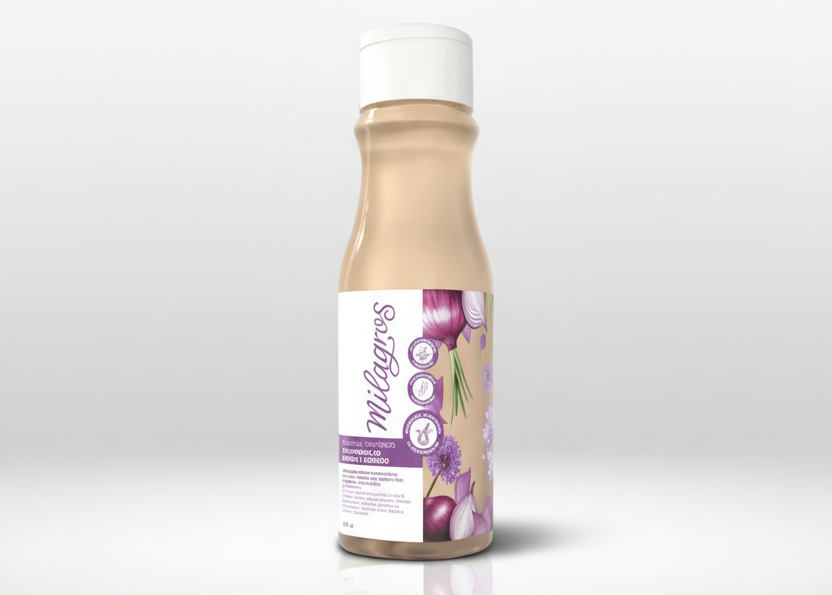 Shampoo de Cebolla (Con Péptidos) MILAGROS