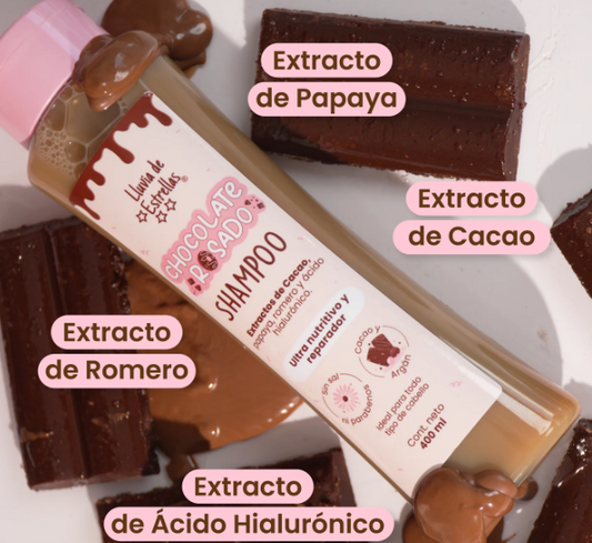 Shampoo Chocolate Rosado LLUVIA DE ESTRELLAS