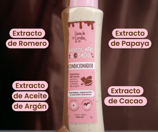 Acondicionador Chocolate Rosado LLUVIA DE ESTRELLAS