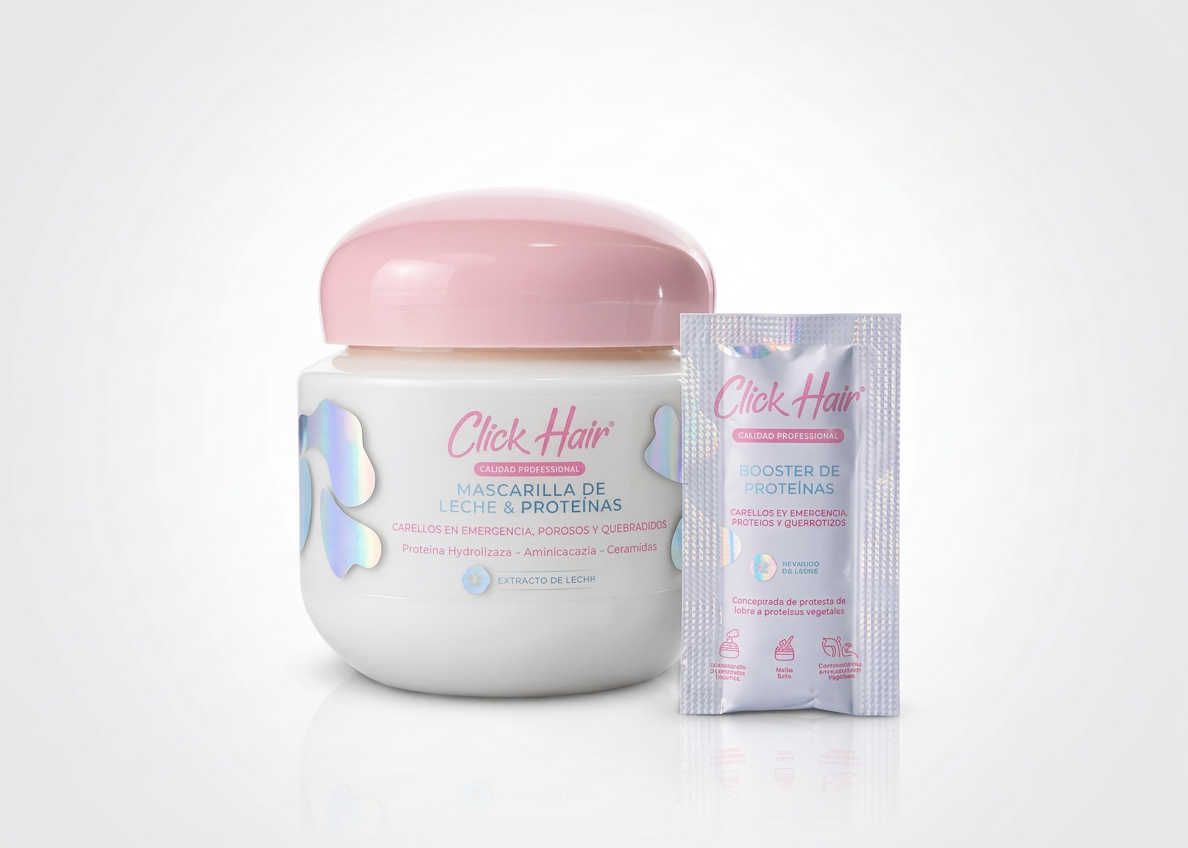 Kit Mascarilla y Booster de Proteínas Click Hair