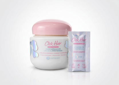 Kit Mascarilla y Booster de Proteínas Click Hair
