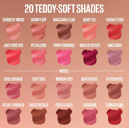 Super Stay Teddy Tint 15,20,40 y 50 MAYBELLINE
