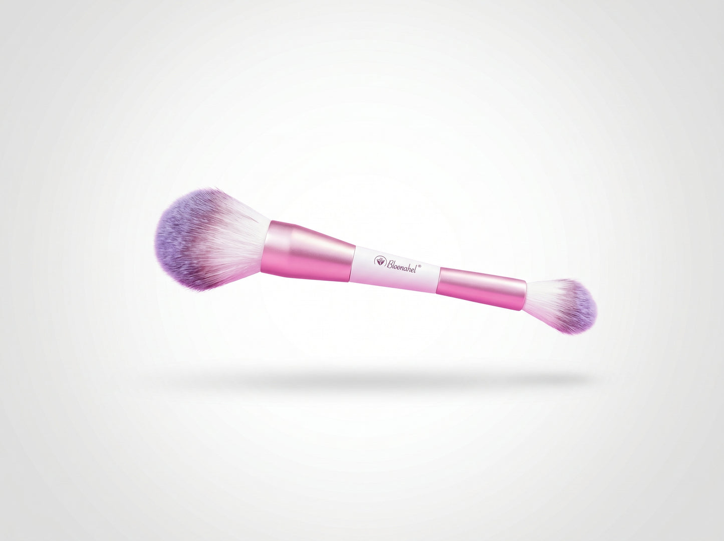 Bloom Brocha doble Polvo suelto+Iluminador | BLOOMSHELL